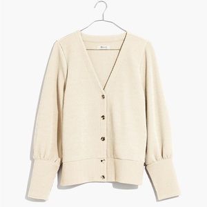 Madewell ottoman ribbed cardigan (sz M)